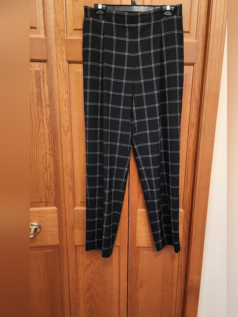 Bar III Black Windowpane Double-Breasted Blazer & Pants Suit-Size M - Picture 2 of 11